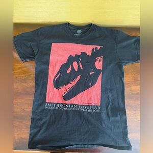 Smithsonian Fossil Lab Black Dinosaur Graphic Tee